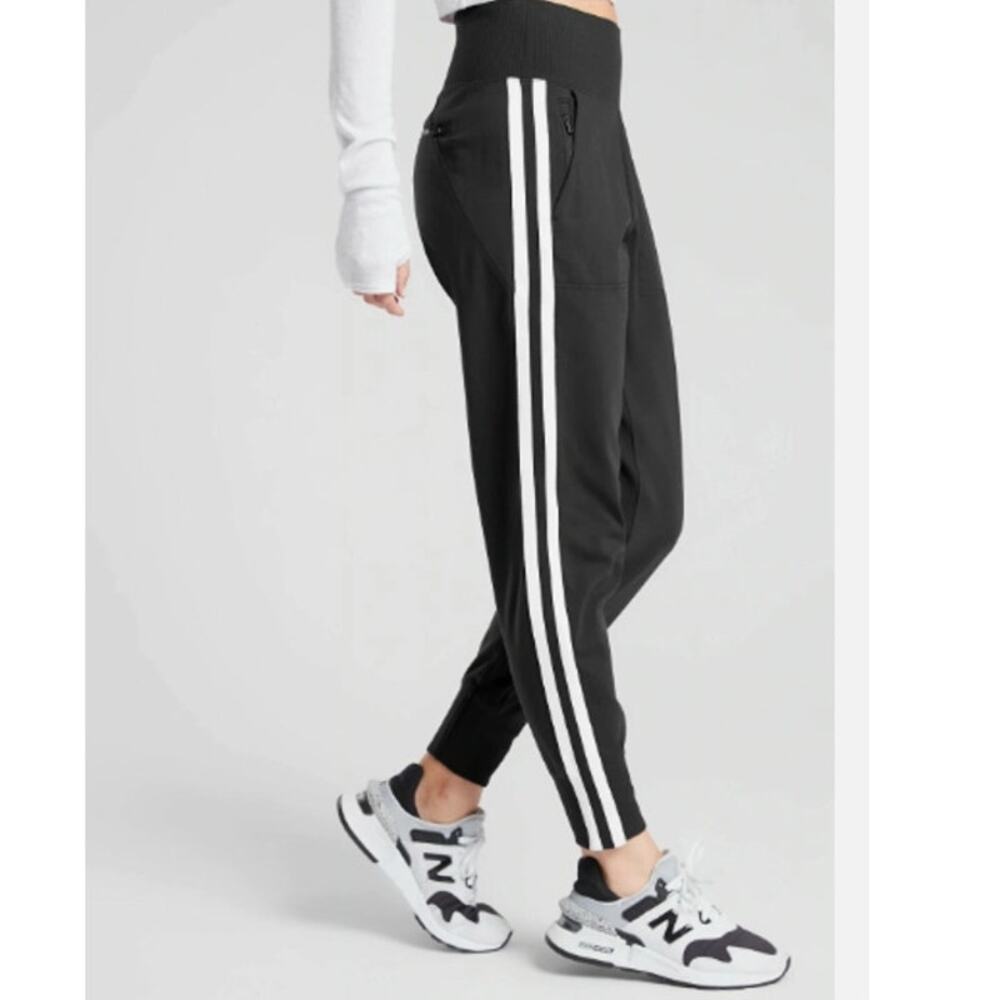 Athleta Womens Large Venice Side Stripe Jogger